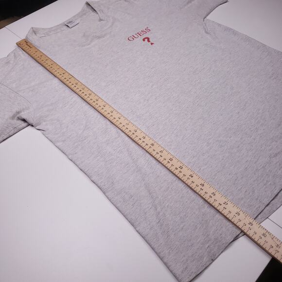 Rare Vintage 80s Guess by George Marciano Huge Back Spellout T Shirt Mens XL - Picture 9 of 9